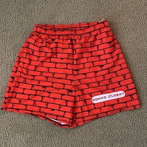Aka Brick Designer Athletic Shorts by Rokko Closet.